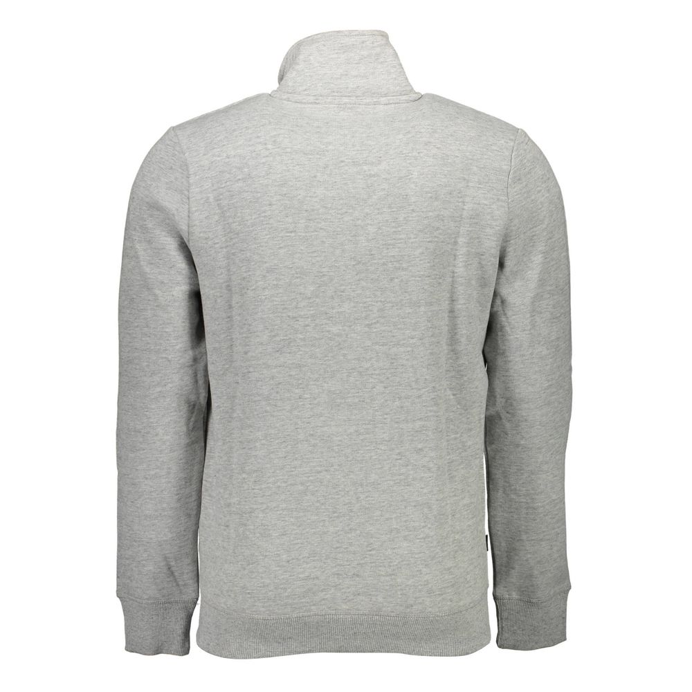 Gray Cotton Men Sweater