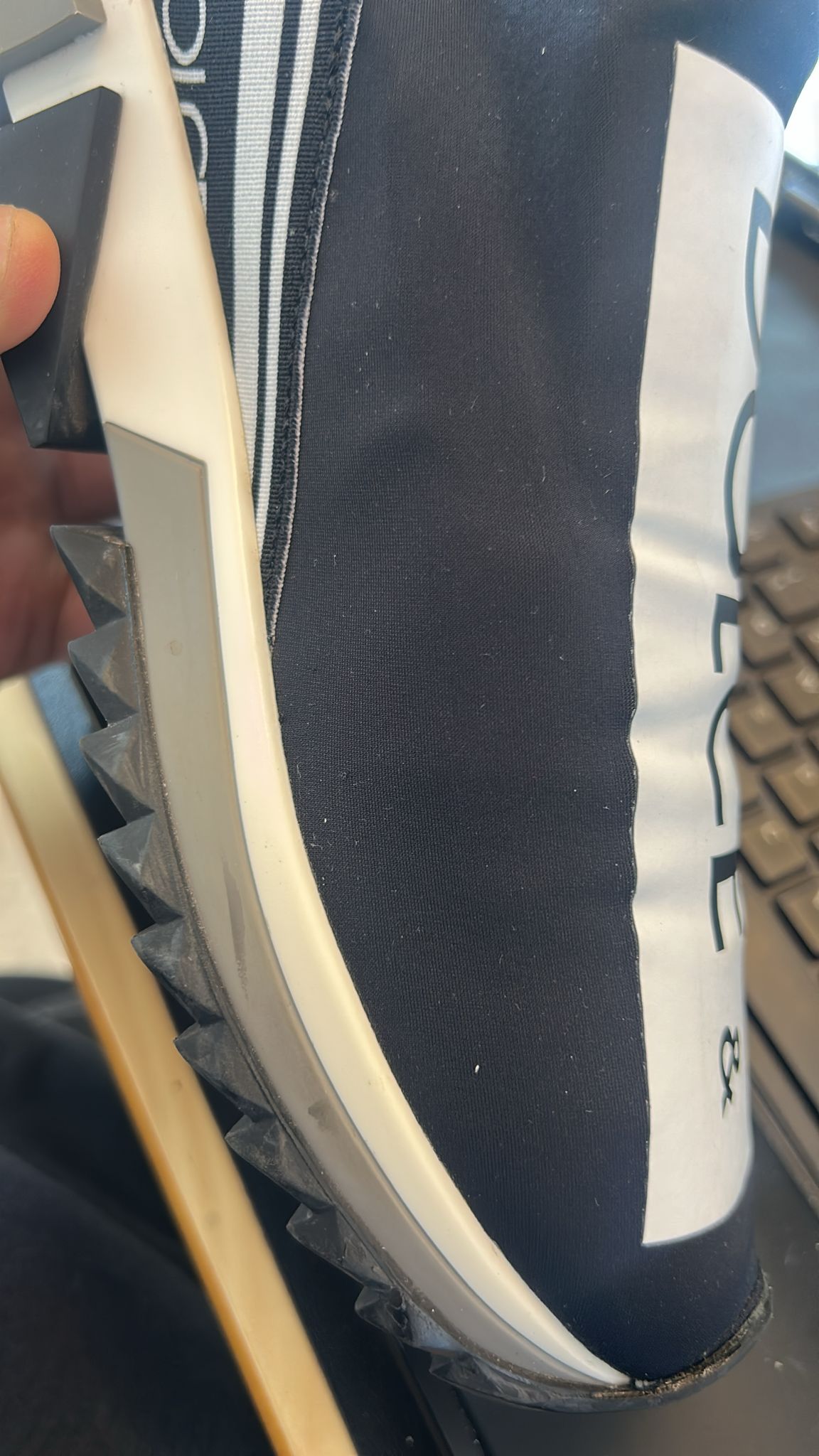 Chic Monochrome Sorrento Slip-On Sneakers