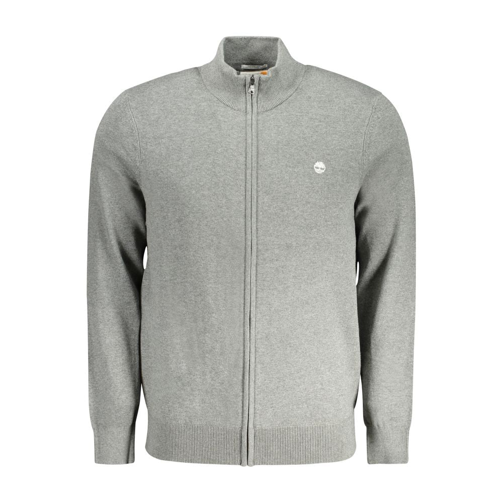 Gray Cotton Men Sweater