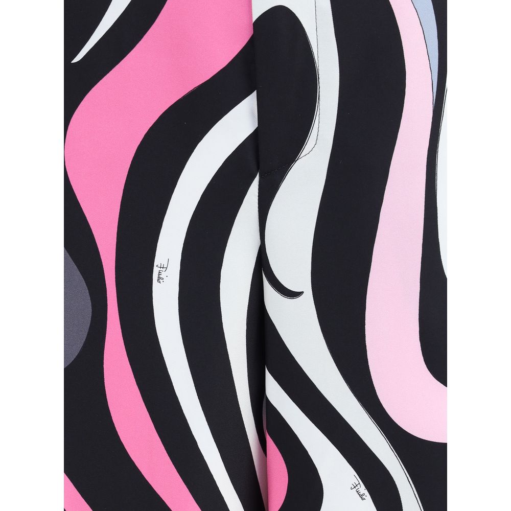 Marble print silk Pants