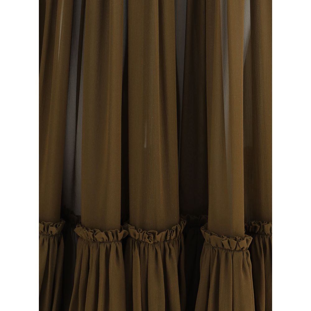 Flounced long Skirt