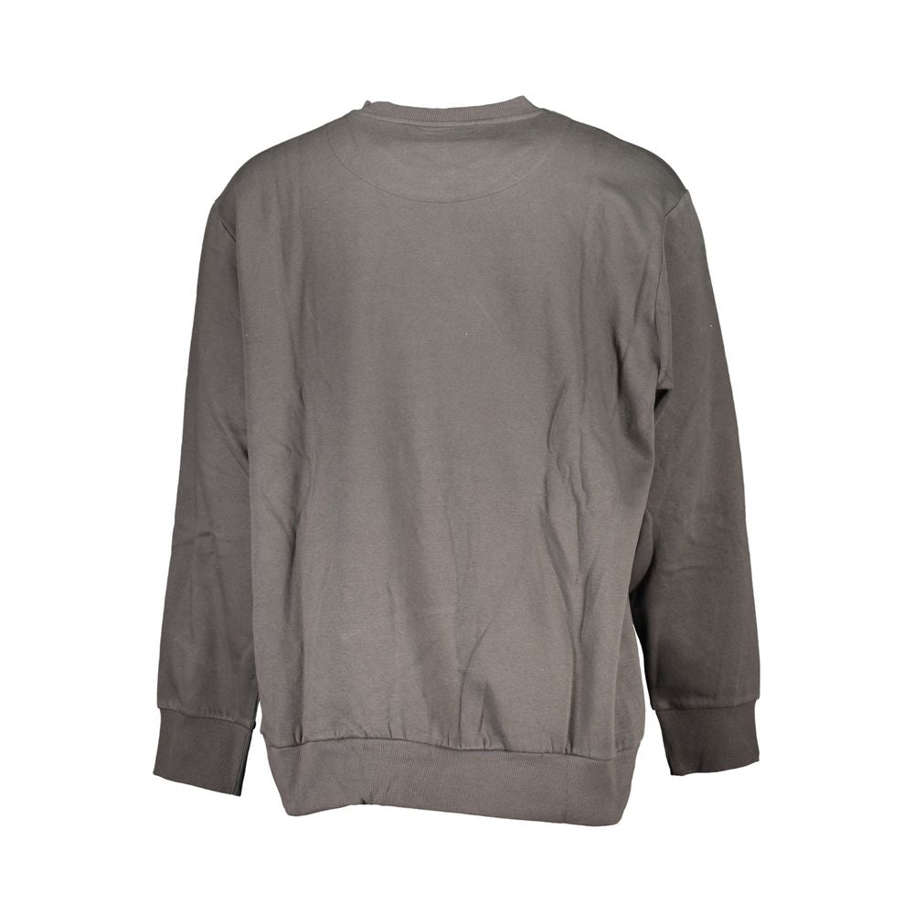 Gray Cotton Mens Sweater