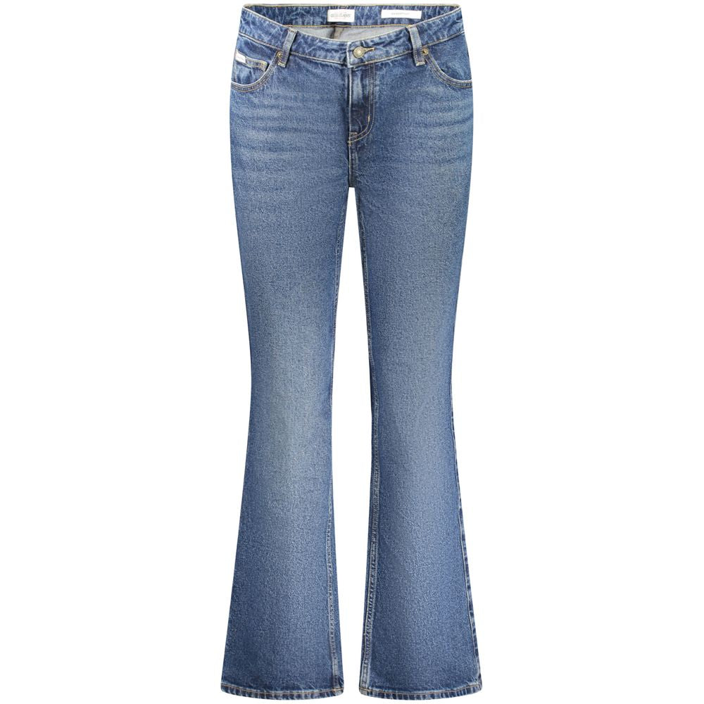 Blue Cotton Jeans & Pant