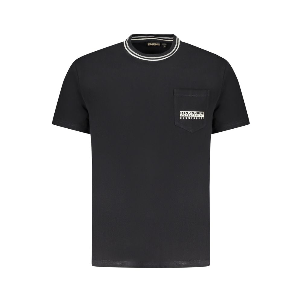 Black Cotton T-Shirt