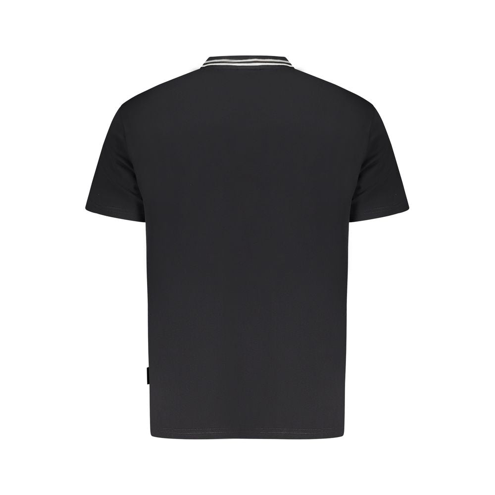 Black Cotton T-Shirt