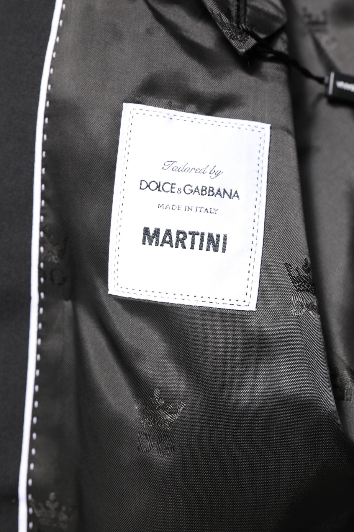 Black MARTINI Double Breasted Coat Blazer