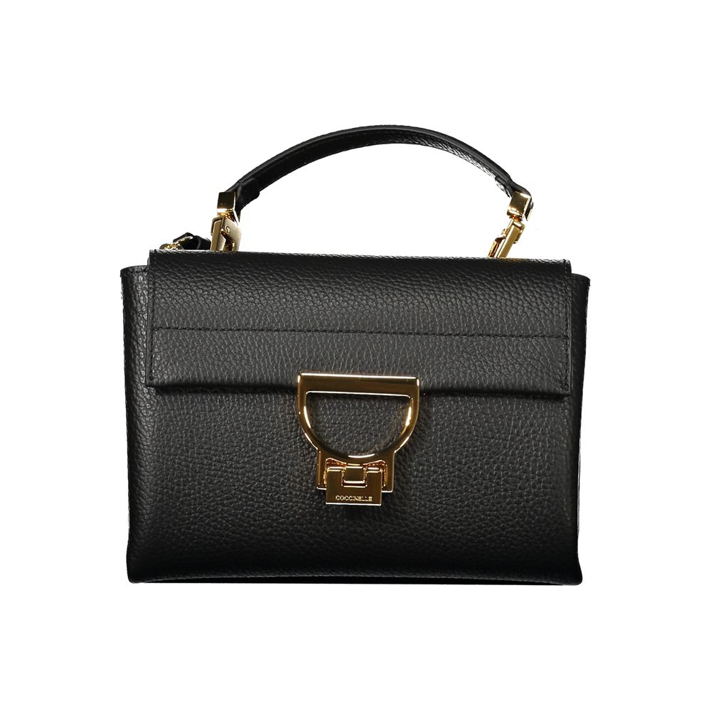 Black Leather Women Handbag