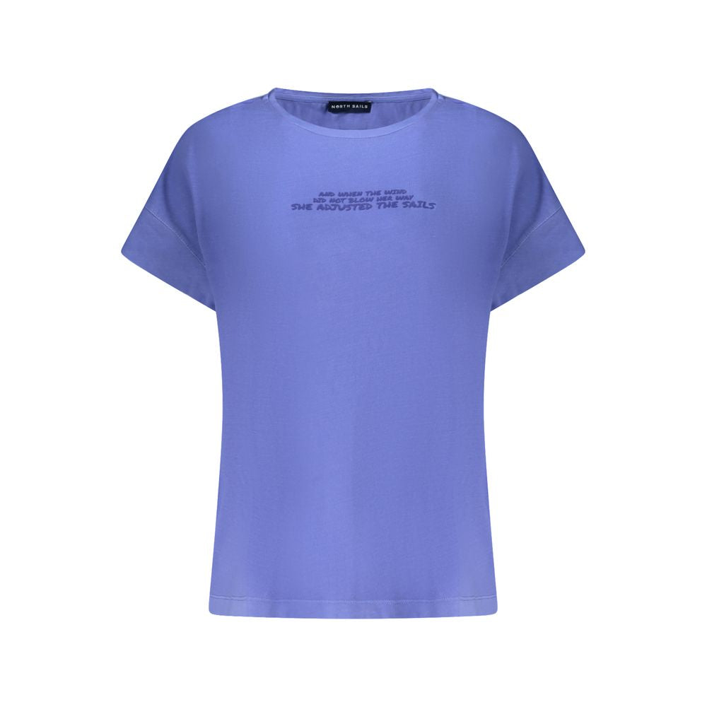 Blue Cotton Tops & T-Shirt