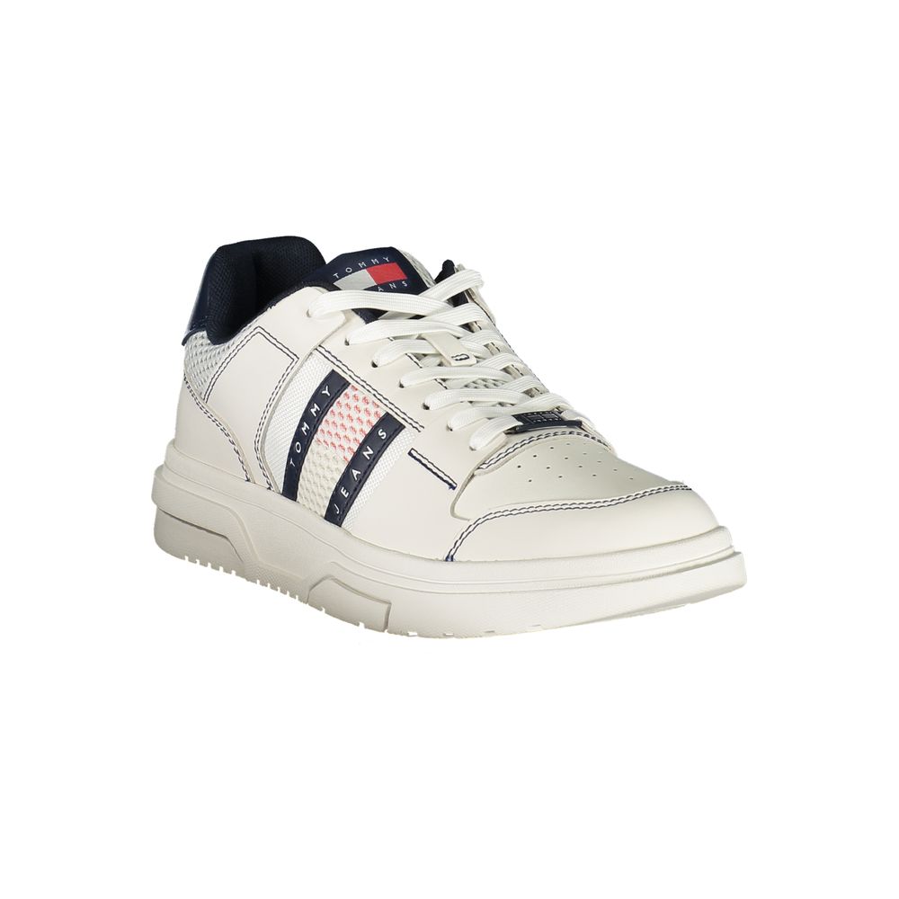 Blue Leather Men Sneaker