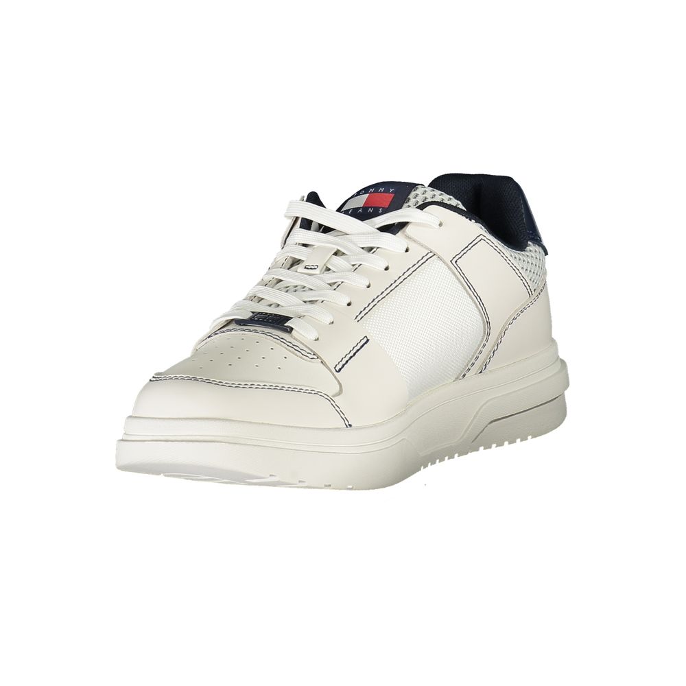 Blue Leather Men Sneaker