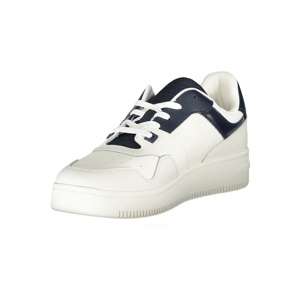 Blue Leather Men Sneaker