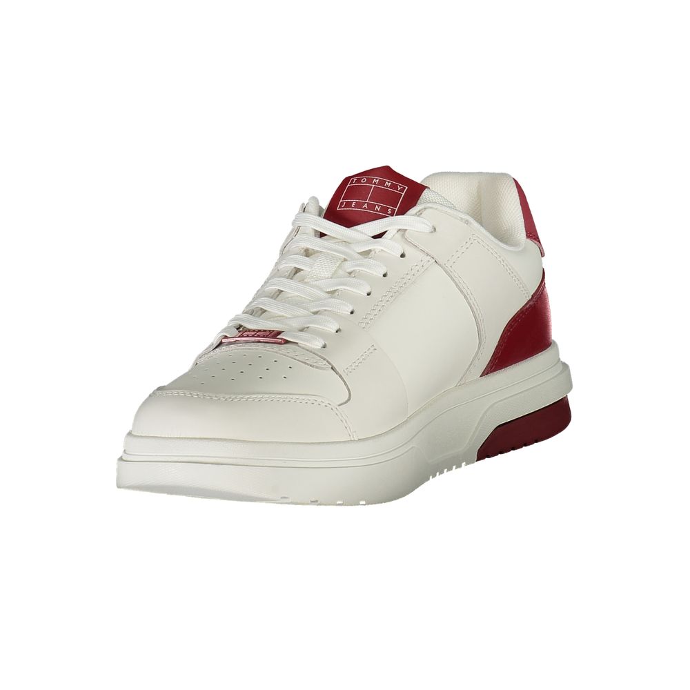 Red Leather Men Sneaker