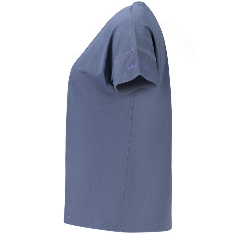 Blue Cotton Tops & T-Shirt