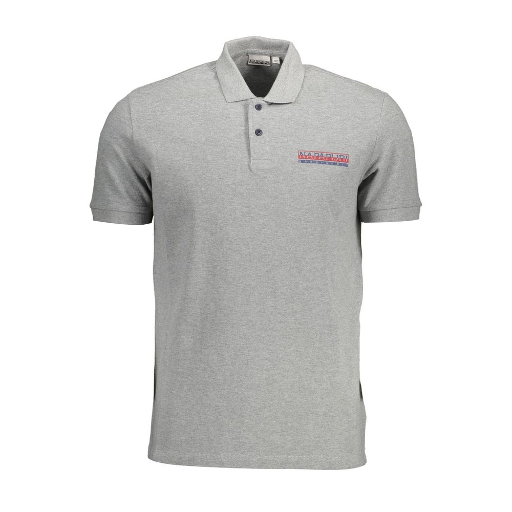 Brown Cotton Men Polo Shirt