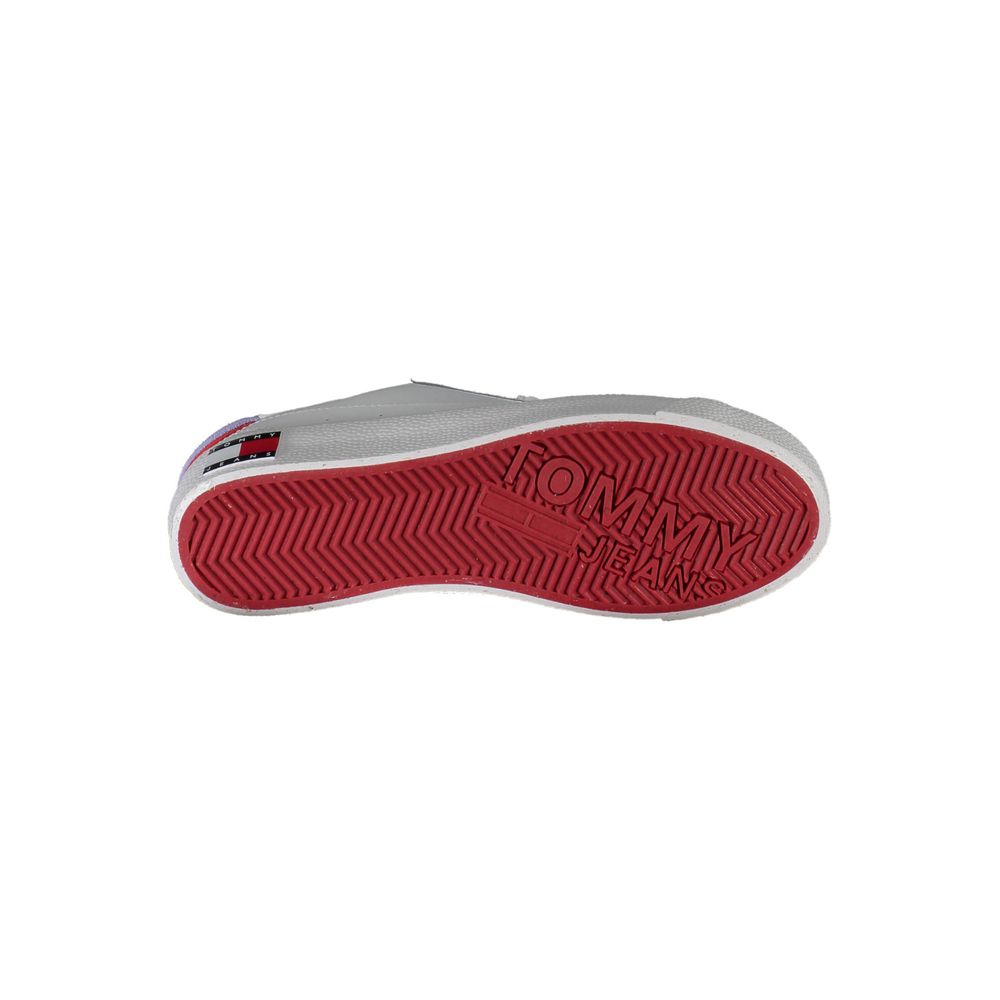 White Polyester Women Sneaker