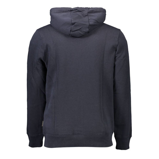 Blue Cotton Men's Hoodie