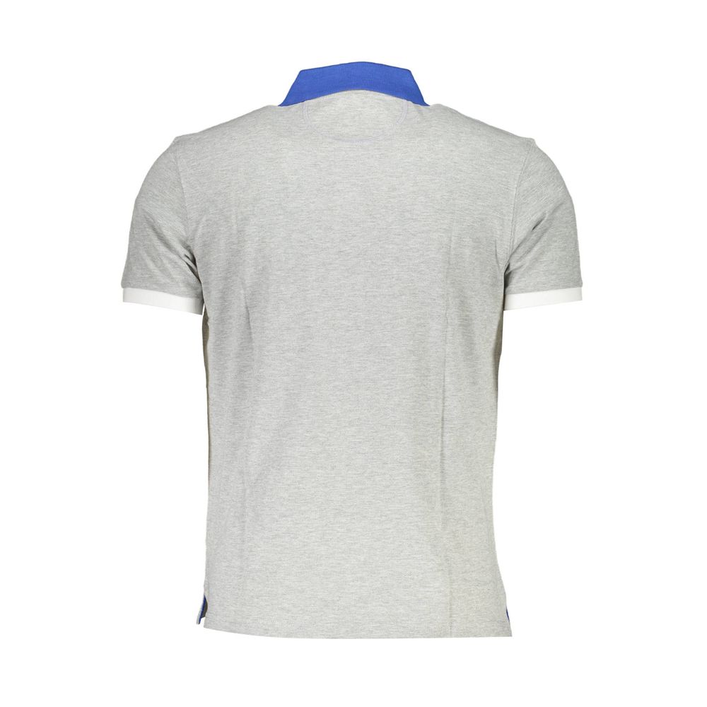 Brown Cotton Men Polo Shirt
