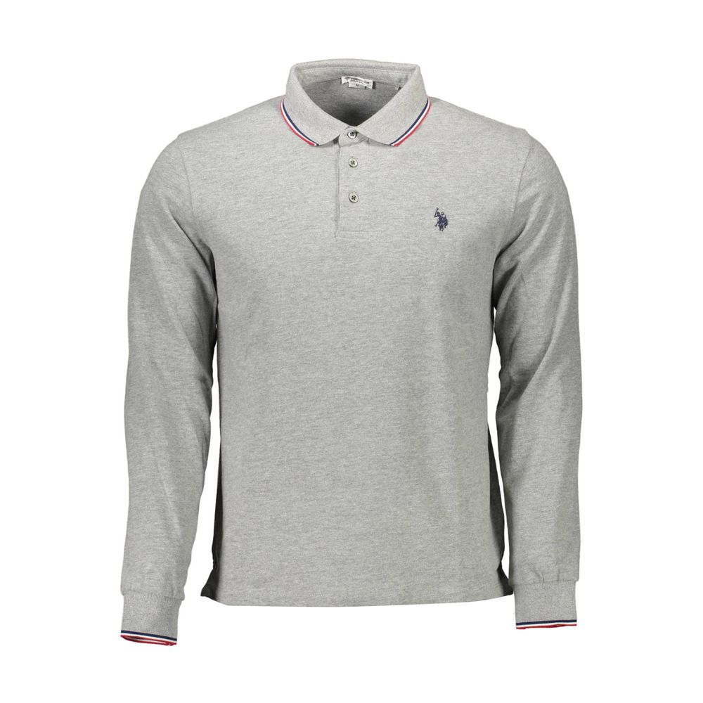 Brown Cotton Men Polo Shirt
