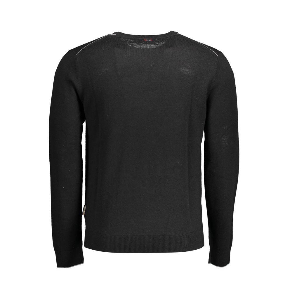 Black Wool Sweatshirt