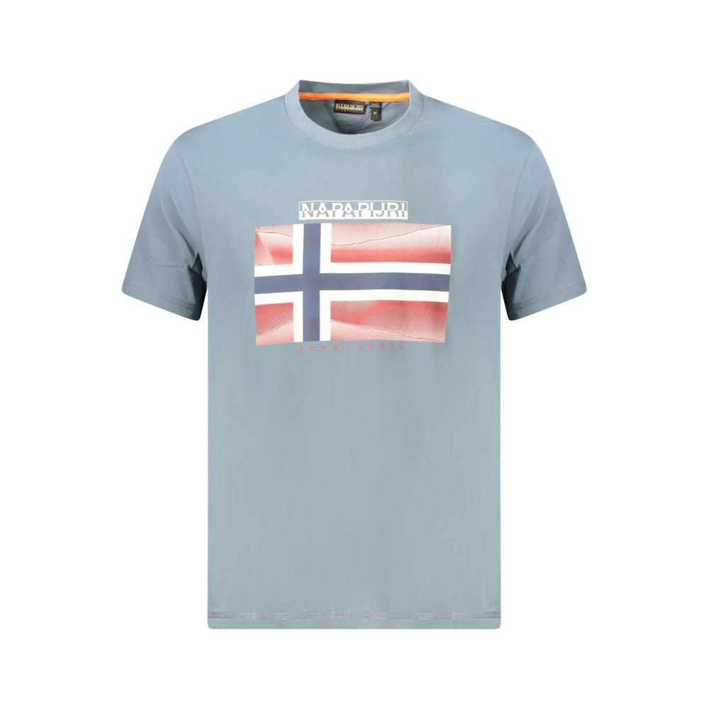 Gray Cotton Men T-Shirt