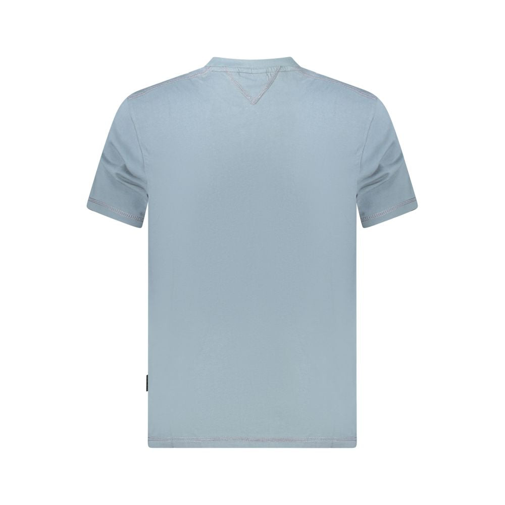 Gray Cotton Men T-Shirt