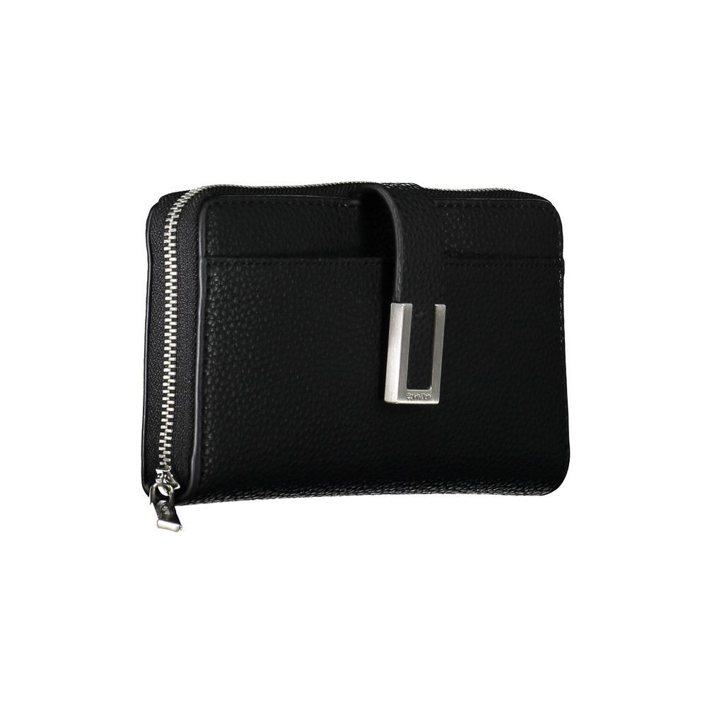 Nero Polyurethane Women Wallet
