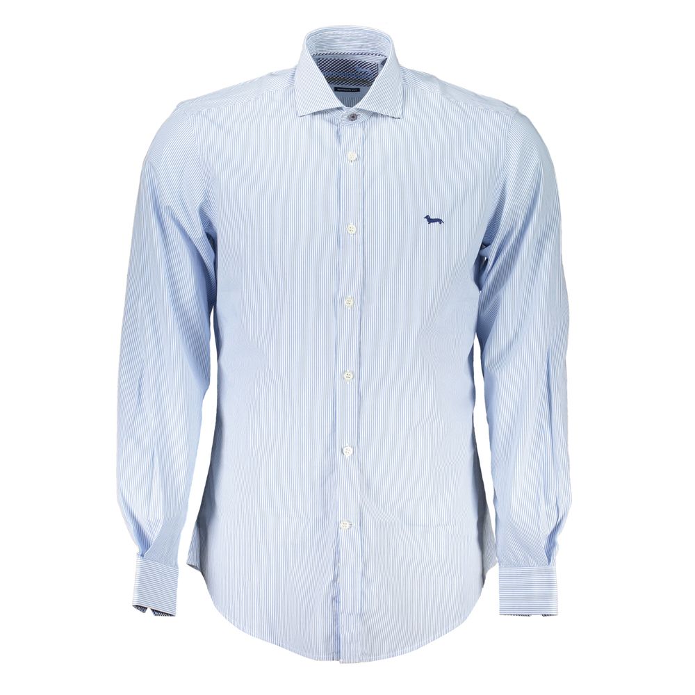 Light Blue Cotton Men Shirt