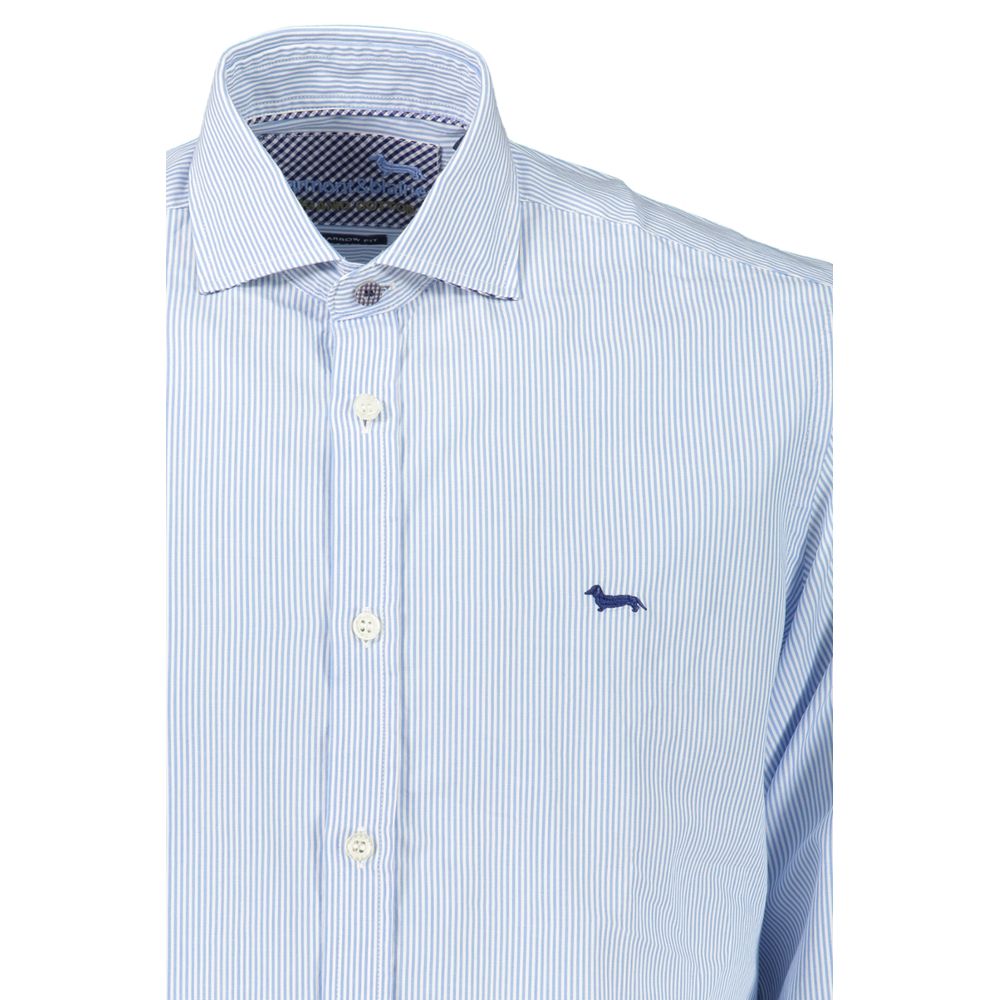 Light Blue Cotton Men Shirt