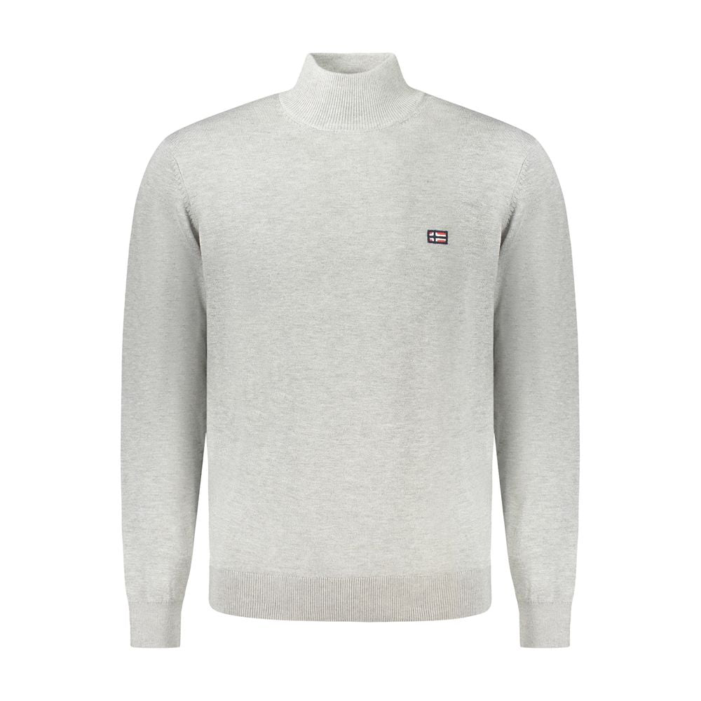 Gray Acrylic Men Sweater