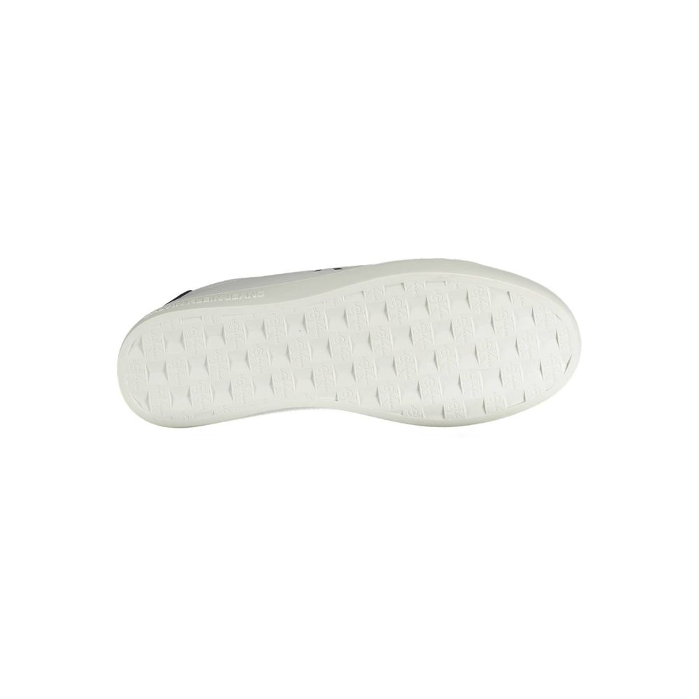 White Recycled Polyester Men Sneaker