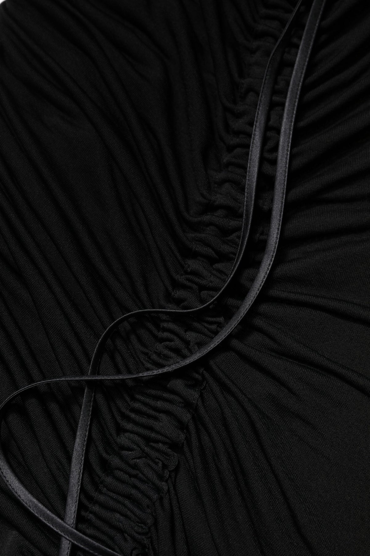Black Mesh Trim Bodycon Long Sheath Dress