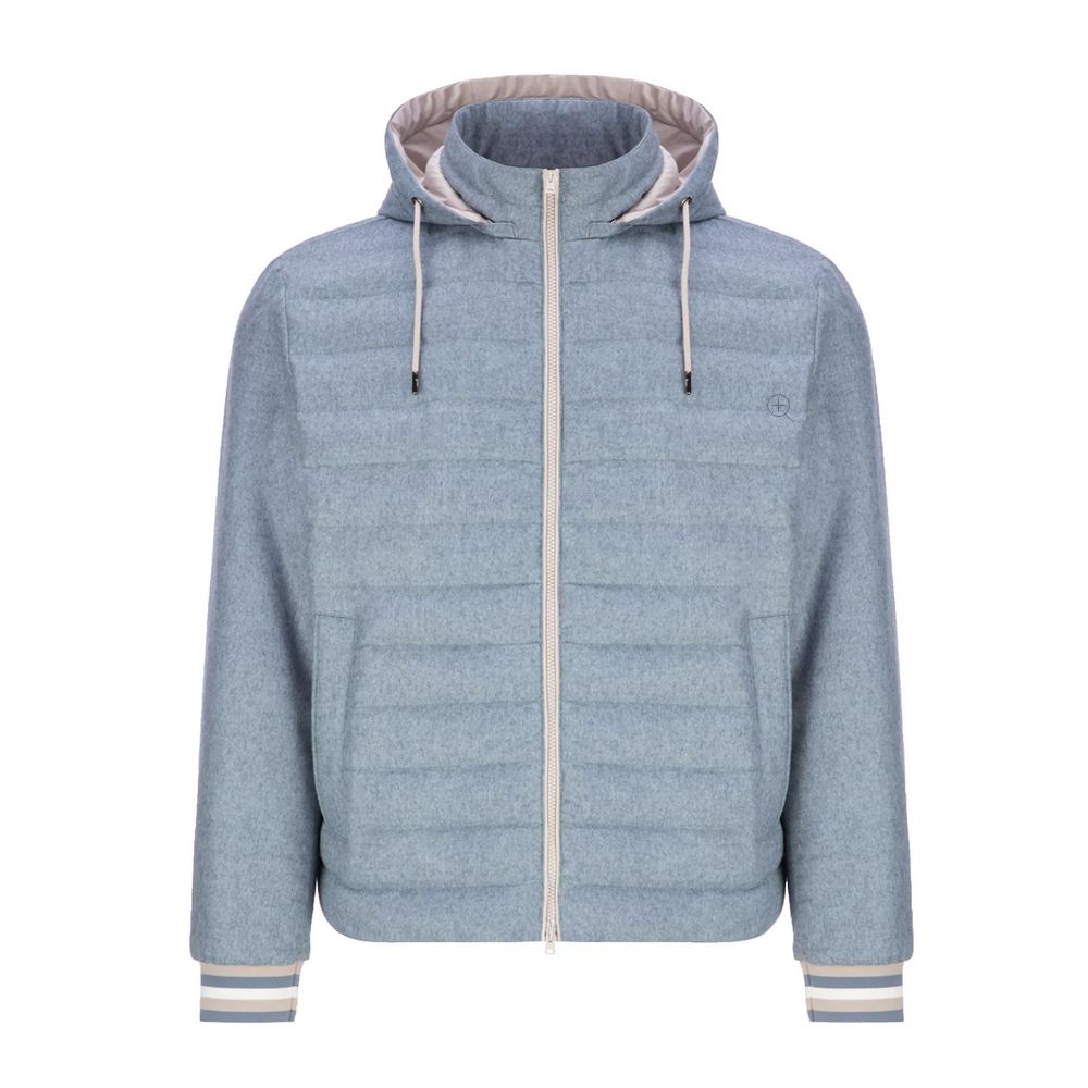Blue Silk Jacket