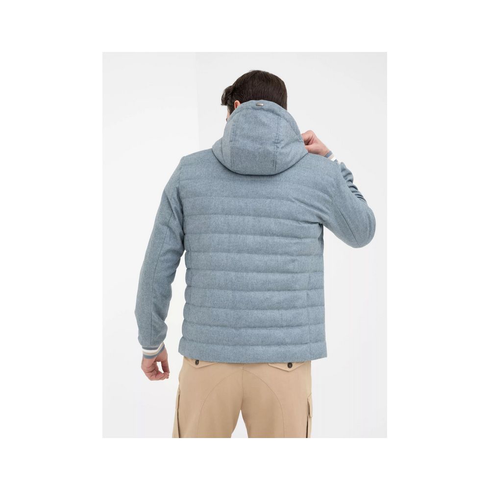 Blue Silk Jacket