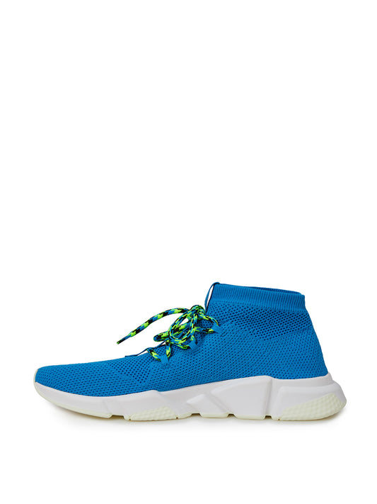 Exquisite Blue Cotton Sneakers for Men