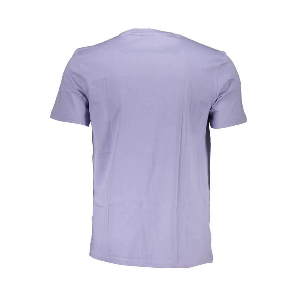 Purple Cotton Men T-Shirt