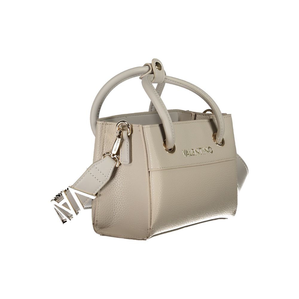Gray Polyethylene Women Handbag