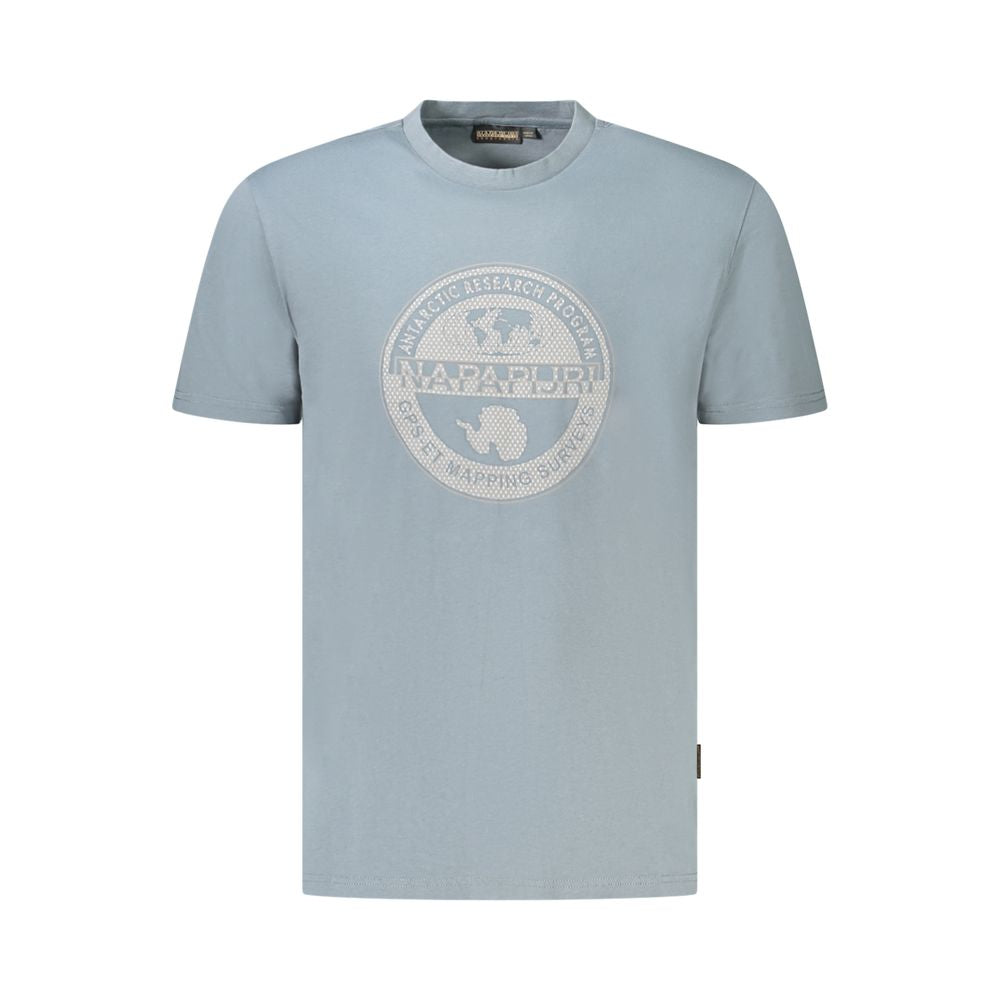 Gray Cotton Men T-Shirt
