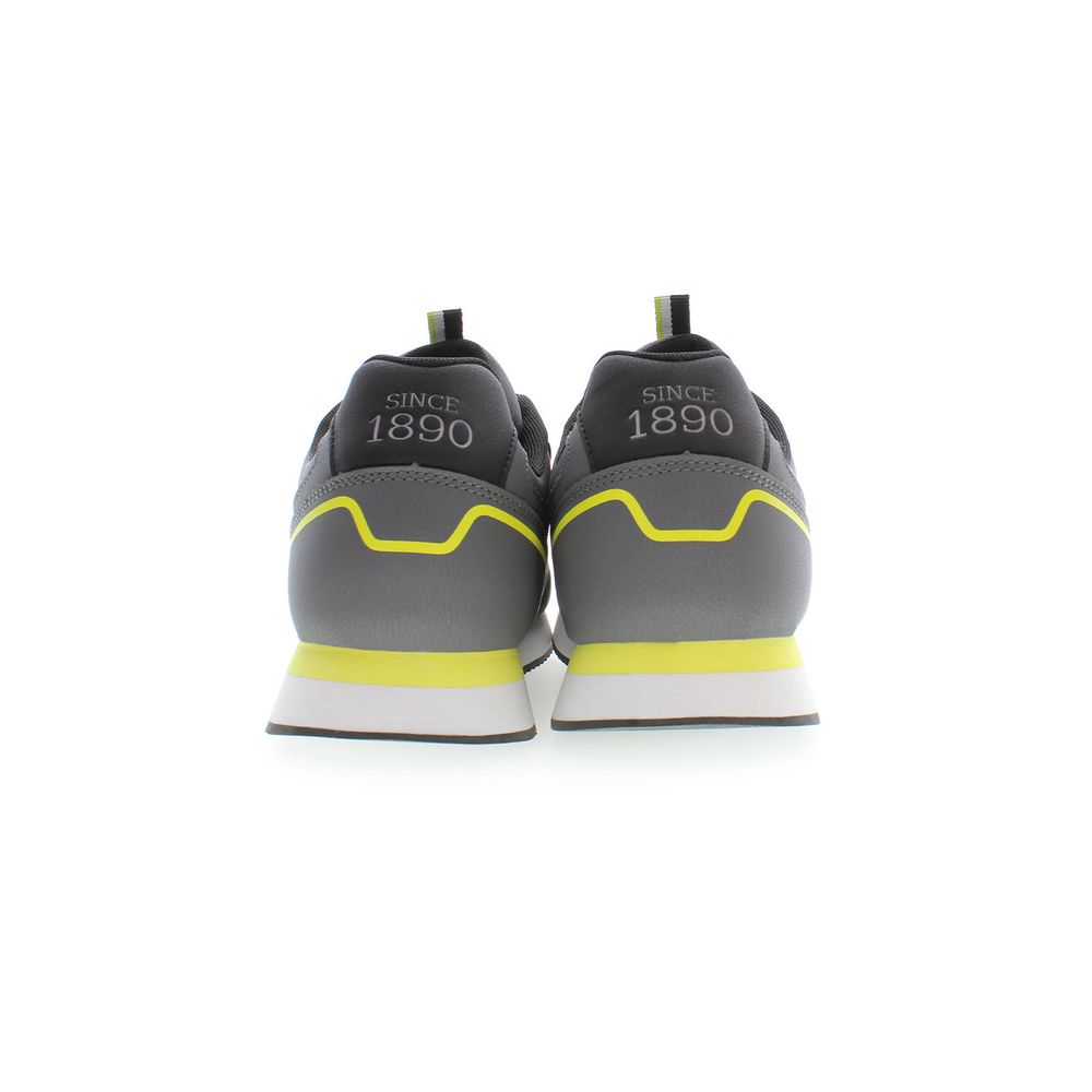 Brown Polyester Men Sneaker