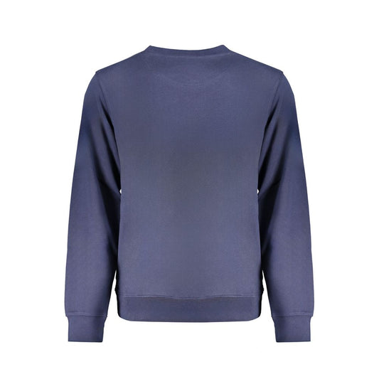 Blue Cotton Mens Sweatshirt
