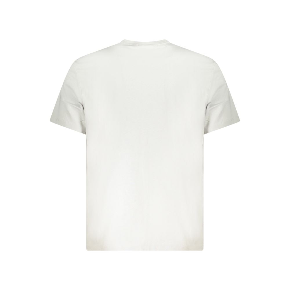 Gray Cotton Men T-Shirt