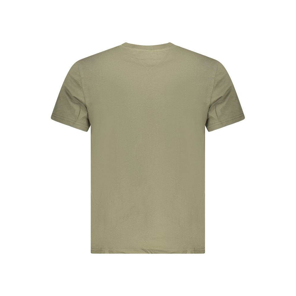 Green Cotton Men TShirt