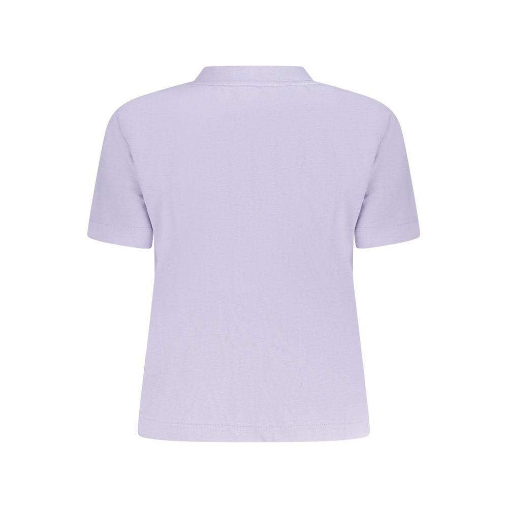 Purple Cotton Women T-Shirt