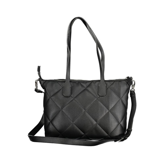 Nero Polyurethane Women Handbag