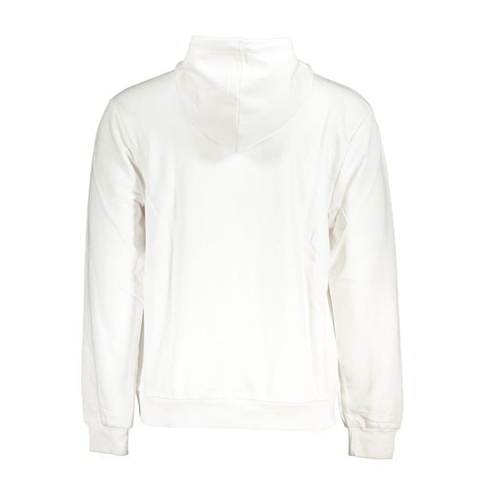 White Cotton Men's Hoodie