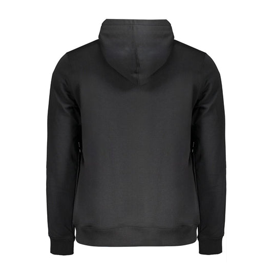 Black Cotton Men Sweater