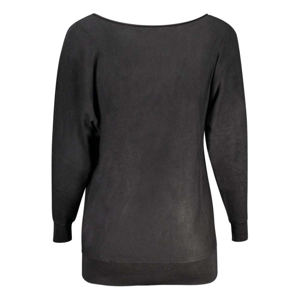 Black Viscose Sweatshirt