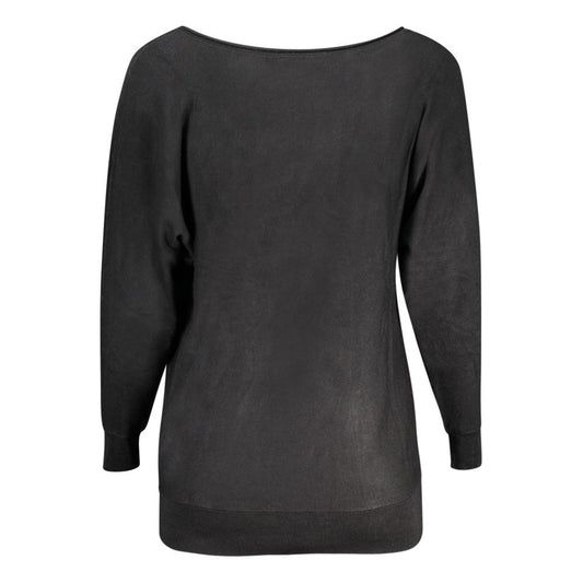 Black Viscose Sweatshirt