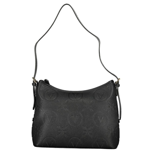Black Polyurethane Women Handbag