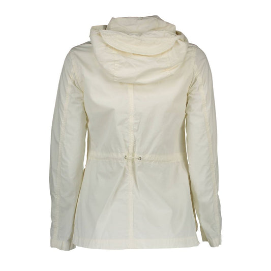 White Cotton Women Jacket