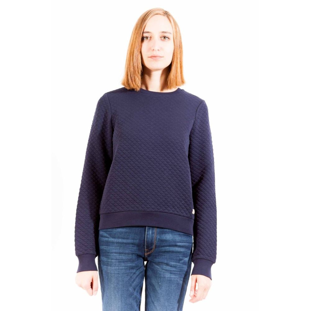 Blue Cotton Unisex Sweatshirt
